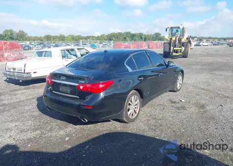 2015 Infiniti Q50 Premium from USA, damaged, VIN JN1BV7AR5FM422429